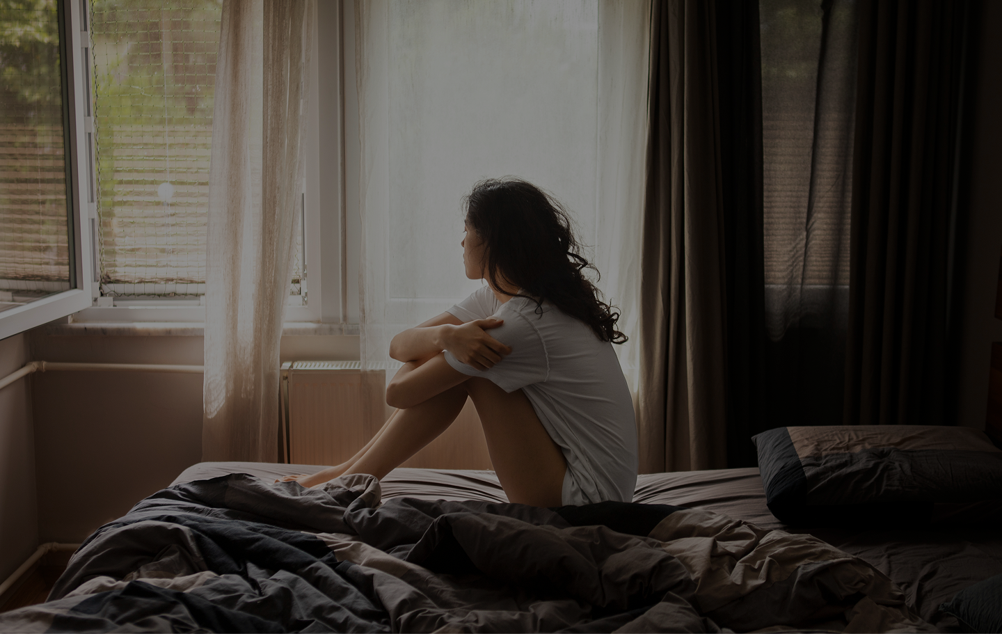Soft morning light by a window