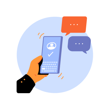 Talk anytime illustration