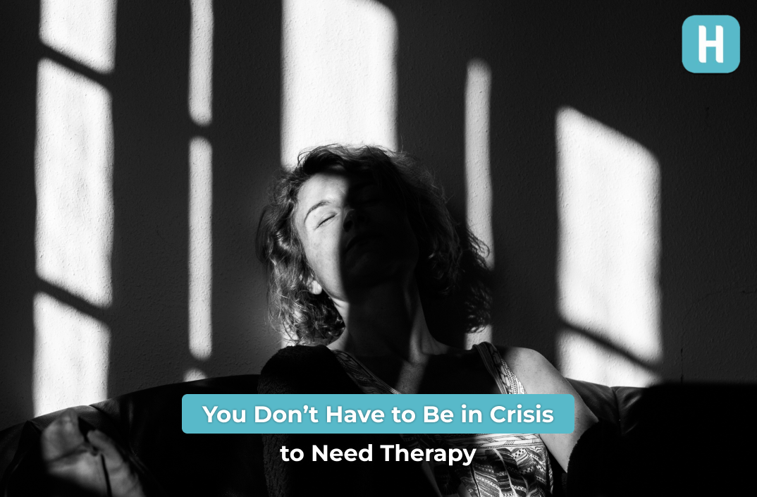 Crisis to Need Therapy with Helply